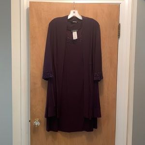 Deep Purple Mother of the Bride Dress